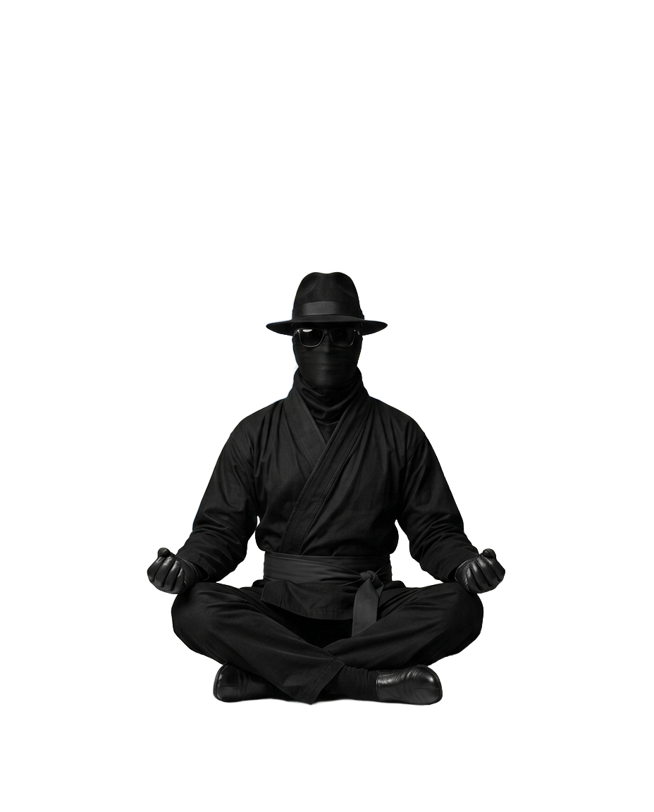 Figura Chapéu meditando